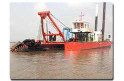 China Diesel Engine Hydraulic Cutter Sand Dredging Machine Non self propelled dredger Equipment supplier