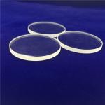 1-20mm Round Transparent Quartz Glass Plate Transparent Uv quartz plate For Quartz Viewport for sale