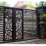 Anodizing Aluminium Profile Gate Sliding Soundproof Double Gate Frame for sale