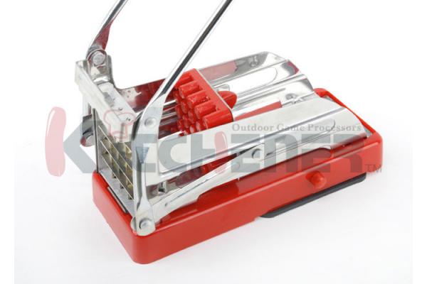 Easy Slicing Potato French Frie Maker Machine With Round Bottom / 2 Blades