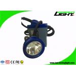 High Safety Rechargeable LED Headlamp , LED Mining Lamp With Blue And Gray Shell