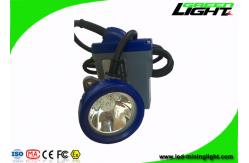 China High Safety Rechargeable LED Headlamp , LED Mining Lamp With Blue And Gray Shell supplier