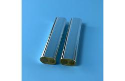 China Silver Plated Custom Quartz Flow Tubes Double Bore supplier