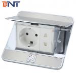 EU plug silver pop up type floor socket box for sale