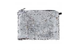 China DIY Sublimation Sparkly Sequin Makeup Bag Customized Sequin Cosmetic Bag Blanks supplier