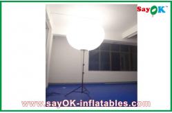 China White Inflatable Lighting Decoration Stand Ball With Mental Frame supplier