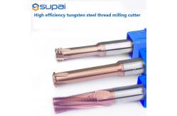China High Hardness Efficient Carbide End Mill With Precision Threads Chip Removal Threading Cutter supplier