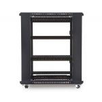 Open Frame Network Rack Cabinet , Cold Rolled Steel 22U 18U Server Rack
