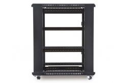China Open Frame Network Rack Cabinet , Cold Rolled Steel 22U 18U Server Rack supplier