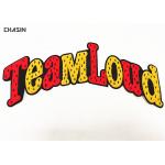 Teamloud Letters Sewn Chenille Towel Patches For College Jackets for sale