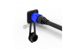 China M19  Power Connector IP67 Self Locking Industrial 5 Pin Female Connector supplier