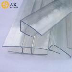 China Waterproof Clear 4mm Polycarbonate U Channel for sale