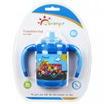Non Spill Boys BPA Free Soft 6 Month 6 Ounce Baby Training Cup for sale