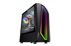 China Mini ITX ARGB Full Atx Gaming Case LED lighting supplier