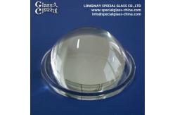 China High Transmission Pyrex Glass Lens Glass Aspheric Lens For Led Light Cover supplier