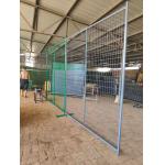 Power Coated Movable Temporary Fence 6x10ft Welded Fencing Simple Structure