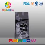 Flat Bottom Vital Tea Packaging Bags / Economy Plastic Tea Packaging Pouches for sale