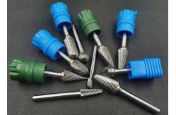 China 6mm Arc Pointed Nose Carbide Rotary Burr With 1/4 Inch Shank supplier