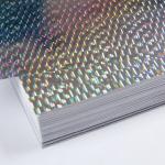 Iridescent Holographic Paper Roll Glossy Surface Finish High Durability Glossy Paper Roll