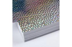China Iridescent Holographic Paper Roll Glossy Surface Finish High Durability Glossy Paper Roll supplier