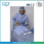 Surgical Single Drape Water Repellent With Adhesive U-shaped Split Absorbent Reinforcement for sale