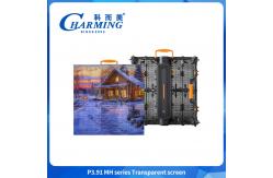 China LED Outdoor Transparent Screen Video Wall Waterproof Wind Resistance High Brightness supplier