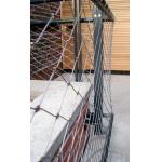 1.2mm Stainless Steel Balustrade Mesh , Stainless Steel Banister Guard Netting