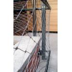 1.2mm Stainless Steel Balustrade Mesh , Stainless Steel Banister Guard Netting for sale