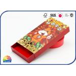 Hollowed Out Coated Drawer Paper Box With Flocking EVA Insert 157gsm for sale