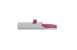 China 4mm Disposable ECG Electrodes Banana Alligator Clip Red ECG Adapter supplier
