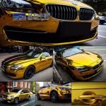 Holographic Laser PET Vinyl Film Waterproof Chrome Car Wrapping for sale