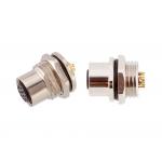 M12 Series Circular Wire Connector Socket 12 pin Rear Screw Panel Mounting