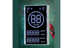 China 7 Segment VA Black LCD Customization Negative Display 5V 27PIN supplier