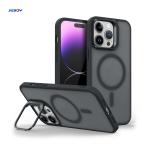 Metal Camera Stand Magsafe Phone Case 12FT Shockpoof For IPhone 15 16 Pro Max for sale