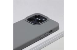 China Soft Microfiber Lining Real Silicone Cell Phone Case Mobile Cover Anti Fingerprint supplier