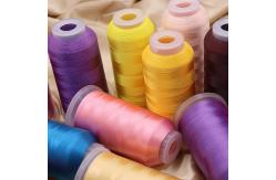 China Transparent Cone Material 120d/2 Rayon Thread 120g 5000y for Computerized Embroidery supplier