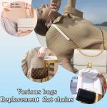 Diy Bag Handbag Purse Replacement Flat Metal Chain Strap With Buckle