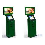 Ticket Dispenser Dual Screen Kiosk With Barcode Scanner Self Service Terminal for sale
