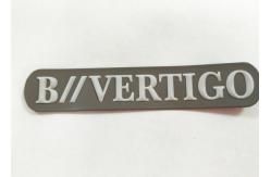 China Customized logo patches 3D soft plastic PVC embossed silicone rubber patch supplier