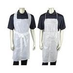 Plastic Kitchen Biodegradable Disposable Aprons Environmental Friendly for sale