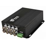 1550nm Fiber Optical Hd Video Converter With RS485 Data 8ch Port 1080p AHD CVI TVI 20km Bnc Extender for sale