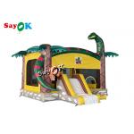 Safari Animal Theme Inflatable Bounce Castle Combo 5x5x4mH for sale
