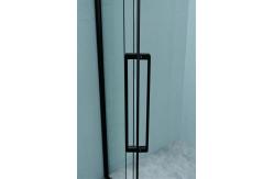 China Affordable Black SS Frame Shower Enclosures With Tempered Glass For Modern supplier