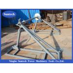 70 KN Underground Cable Reel Stand For Stringing Construction for sale