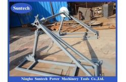 China 70 KN Underground Cable Reel Stand For Stringing Construction supplier