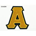Greek Customized Size Chenille Varsity Letters Heat Seal Refined Craftwork for sale