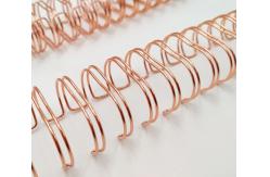 China 11.1mm Metal Spiral Double Loop Binding Wire O For A4 Notebooks supplier