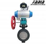 Carbon Steel Pneumatic Clamp Butterfly Valve Enhanced Seal Performance For Pulp And Paper for sale