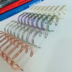 Multi Colors 85 Sheets 3/1 Pitch Nylon Coated Binding Wire for sale