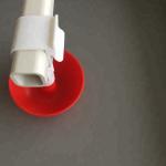 Orange PP Quail Nipple Drinker 22x22mm Broiler Drinking Nipple